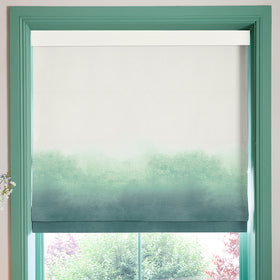 Bluebellgray Ombre Made To Measure Roman Blind Teal