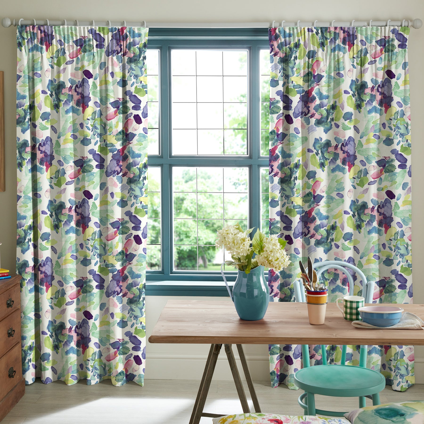 Bluebellgray Palette Made To Measure Roman Blind Spring