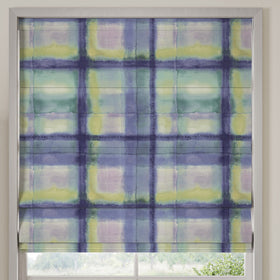 Bluebellgray Tartan Made To Measure Roman Blind Heather