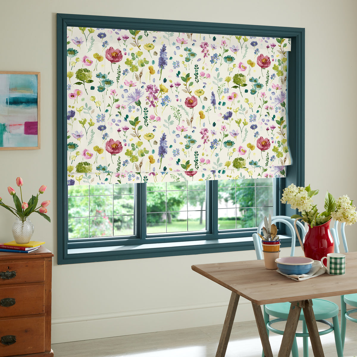 Bluebellgray Tetbury Made To Measure Roman Blind Spring
