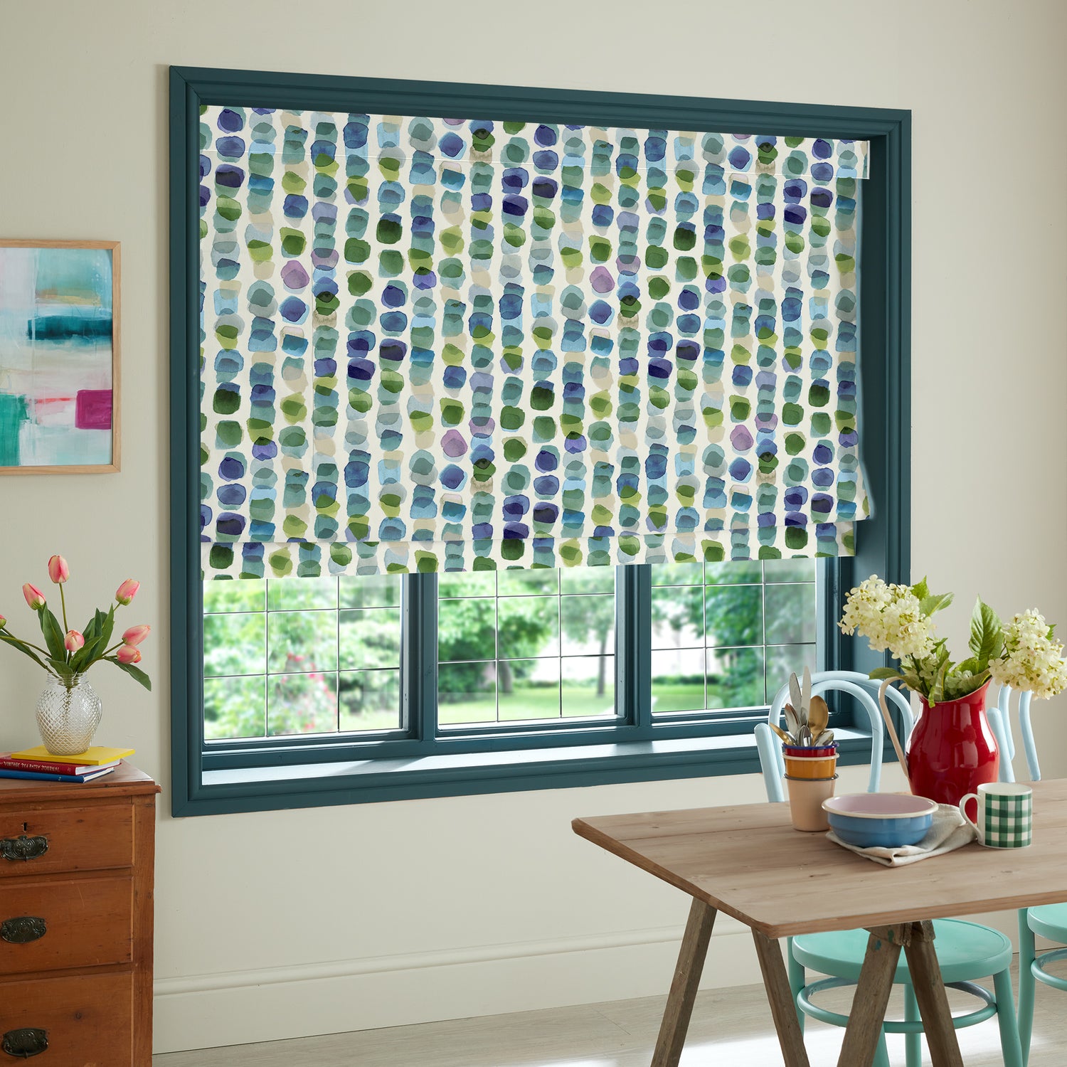 Bluebellgray Tobermory Made To Measure Roman Blind Bay