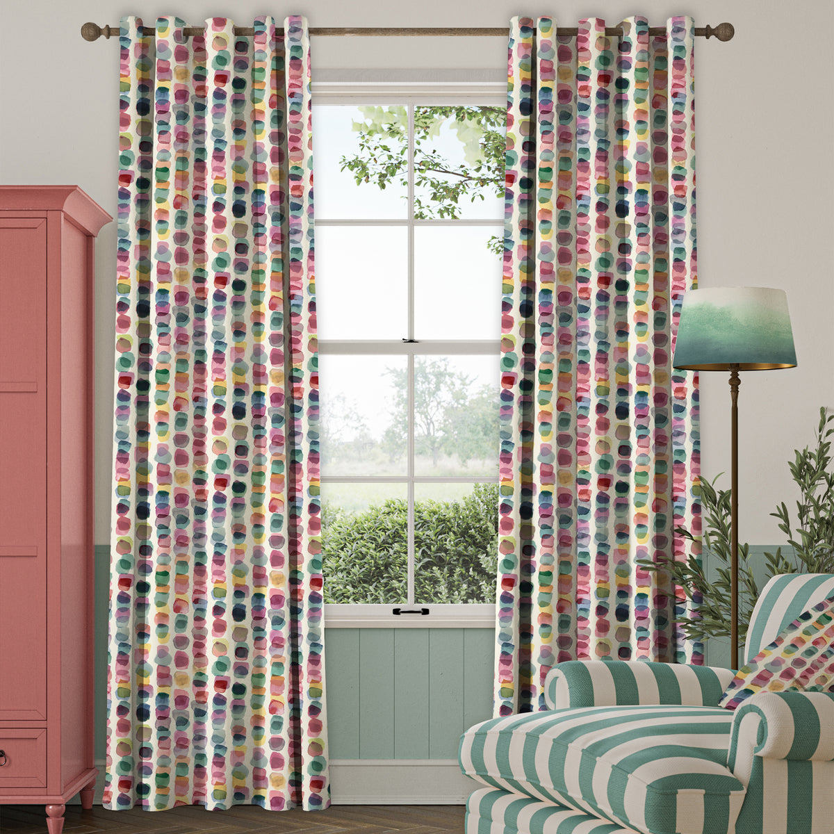 Bluebellgray Tobermory Made To Measure Roman Blind Multi
