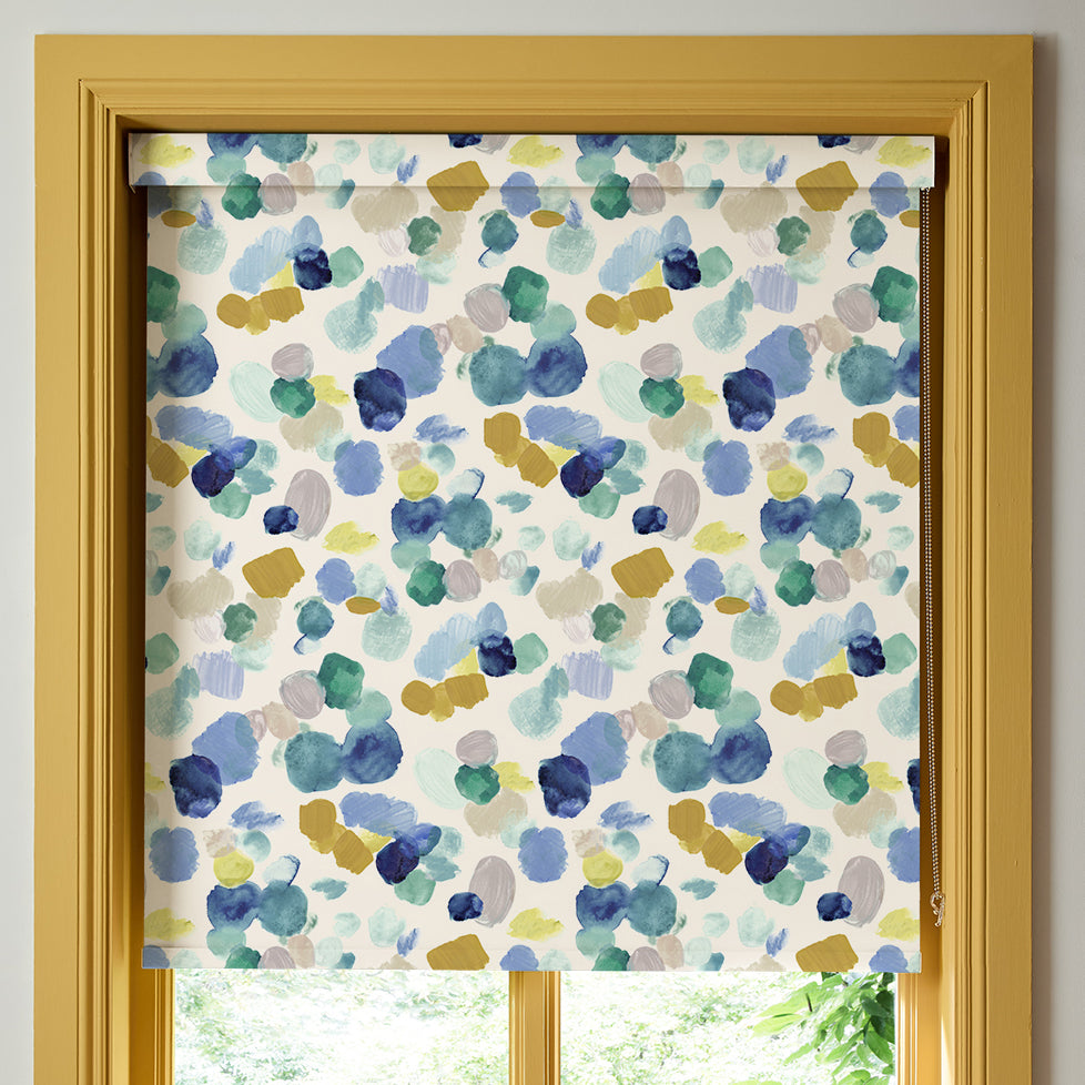 Wee Blue Bell Dreamer Translucent Made To Measure Roller Blind Cloud