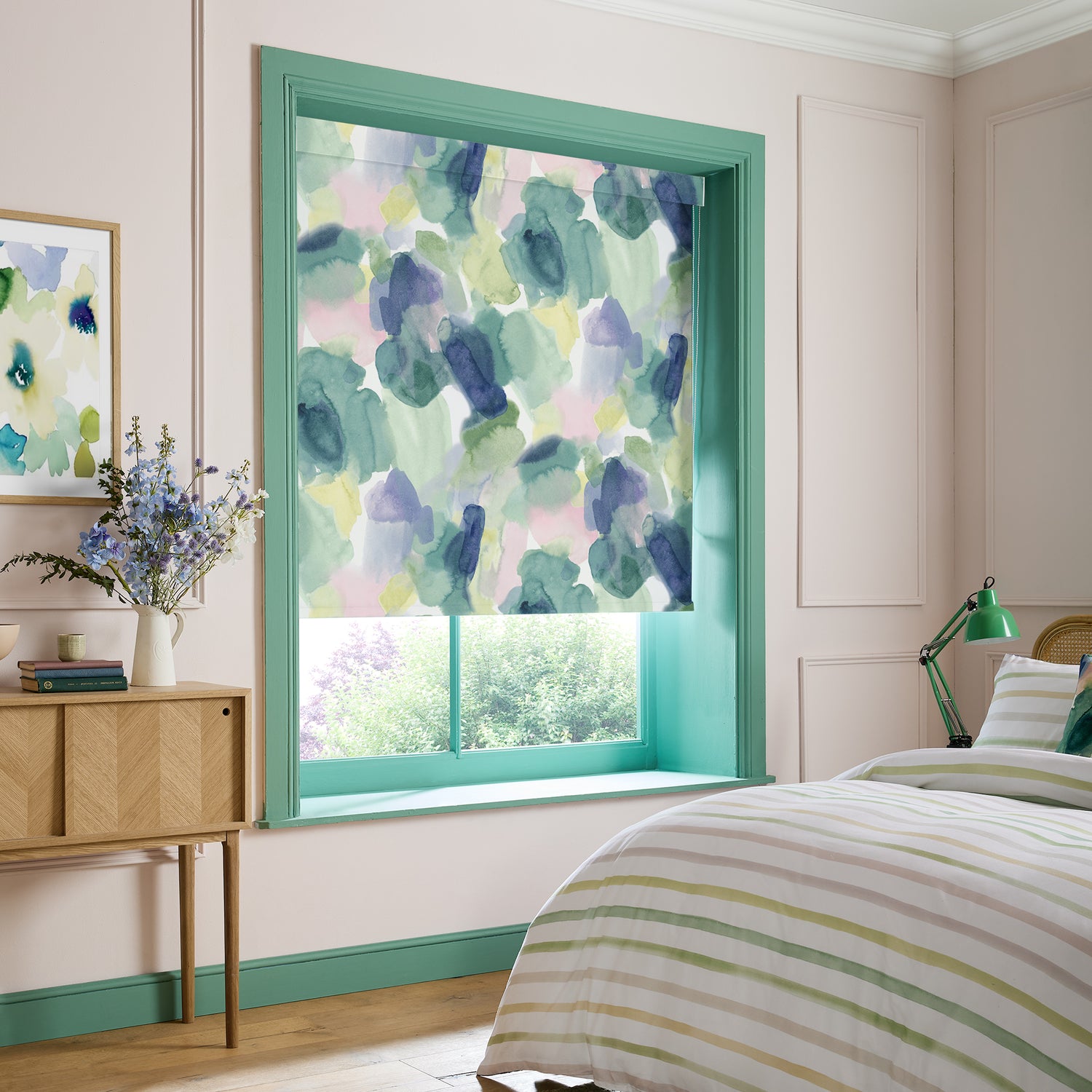 Bluebellgray Lochaber Translucent Made To Measure Roller Blind Multi