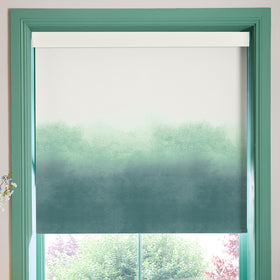Bluebellgray Ombre Blackout Made To Measure Roller Blind Teal