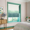 Bluebellgray Ombre Translucent Made To Measure Roller Blind Teal