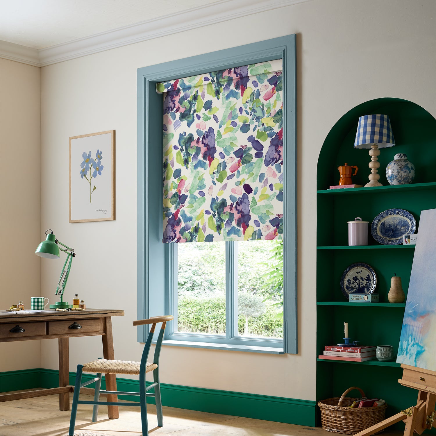 Bluebellgray Palette Blackout Made To Measure Roller Blind Spring