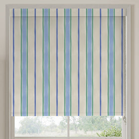 Bluebellgray Seaside Stripe Blackout Made To Measure Roller Blind Atlantic