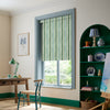 Bluebellgray Seaside Stripe Blackout Made To Measure Roller Blind Seaglass