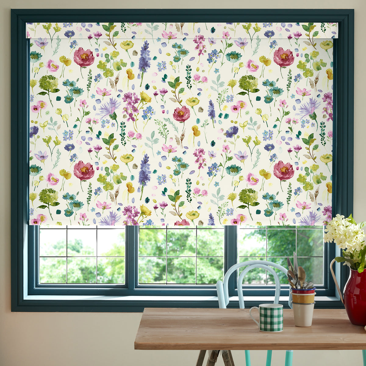 Bluebellgray Tetbury Blackout Made To Measure Roller Blind Spring