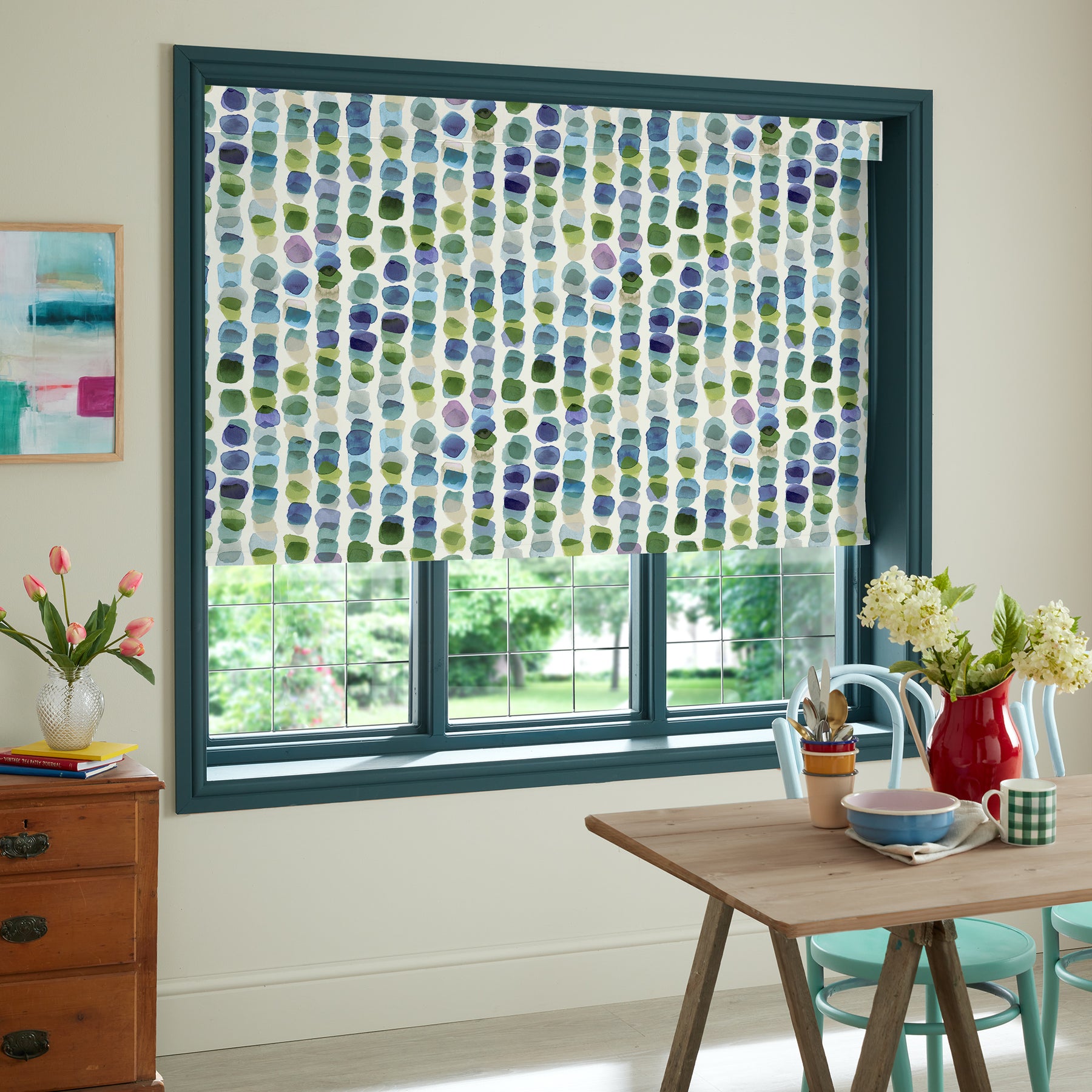 Bluebellgray Tobermory Translucent Made To Measure Roller Blind Bay