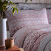 Appletree Bergen Brushed Duvet Cover Bedding Set Terracotta