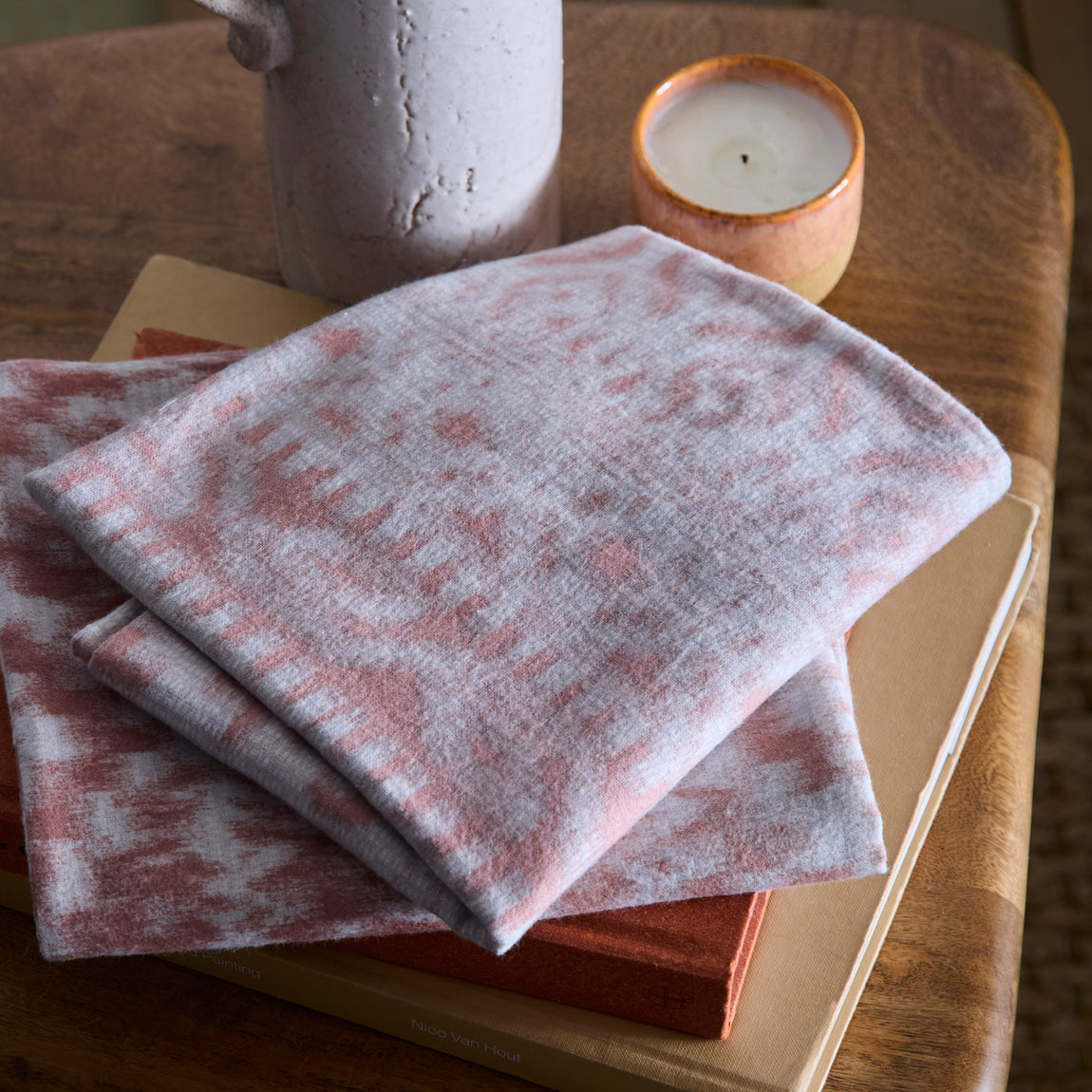 Appletree Bergen Brushed Duvet Cover Bedding Set Terracotta