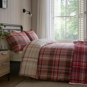 D&D Bennet Check Brushed Red From £19.76