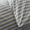 Pineapple Elephant Zanzibar Yarn Dyed Stripe Duvet Cover Bedding Set Blue