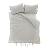 Pineapple Elephant Zanzibar Yarn Dyed Stripe Duvet Cover Bedding Set Blue
