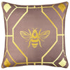 Furn Bee Deco Geometric Filled Cushion 43cm x 43cm Blush