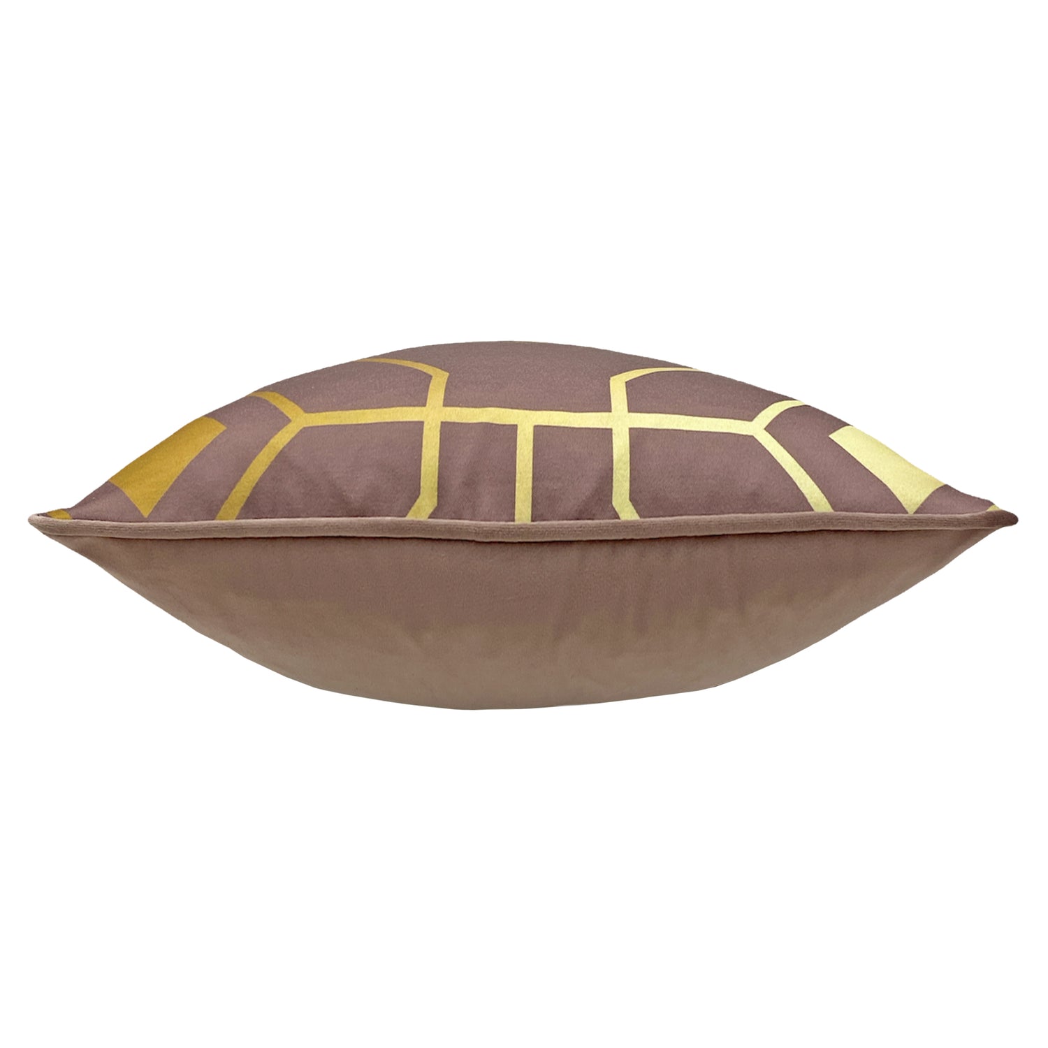 Furn Bee Deco Geometric Filled Cushion 43cm x 43cm Blush