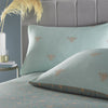 Furn Bee Deco Geometric Duvet Cover Bedding Set Eau De Nil