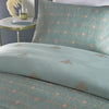 Furn Bee Deco Geometric Duvet Cover Bedding Set Eau De Nil