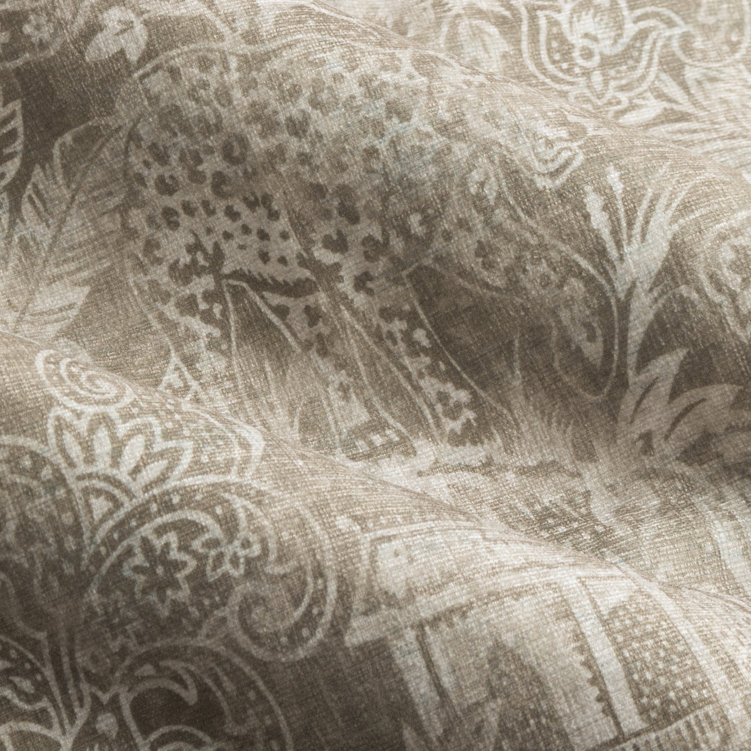 Bengal Chenille Ready Made Eyelet Curtains Linen