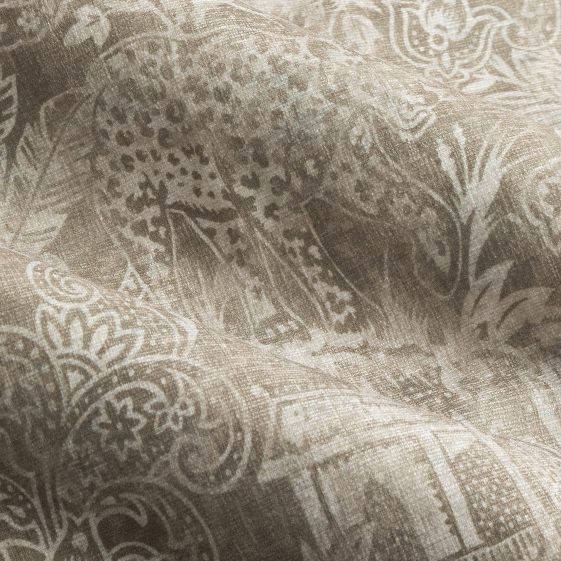 Bengal Chenille Ready Made Eyelet Curtains Linen