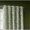 Bengal Chenille Ready Made Eyelet Curtains Sage