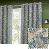 Bengal Chenille Ready Made Eyelet Curtains Wedgewood