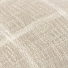 Yard Beni Check Fringed Filled Cushion 45cm x 45cm Stone Natural