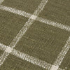 Beni Check Fringed Throw 130cm x 180cm Moss Natural