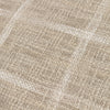 Beni Check Fringed Throw 130cm x 180cm Stone Natural