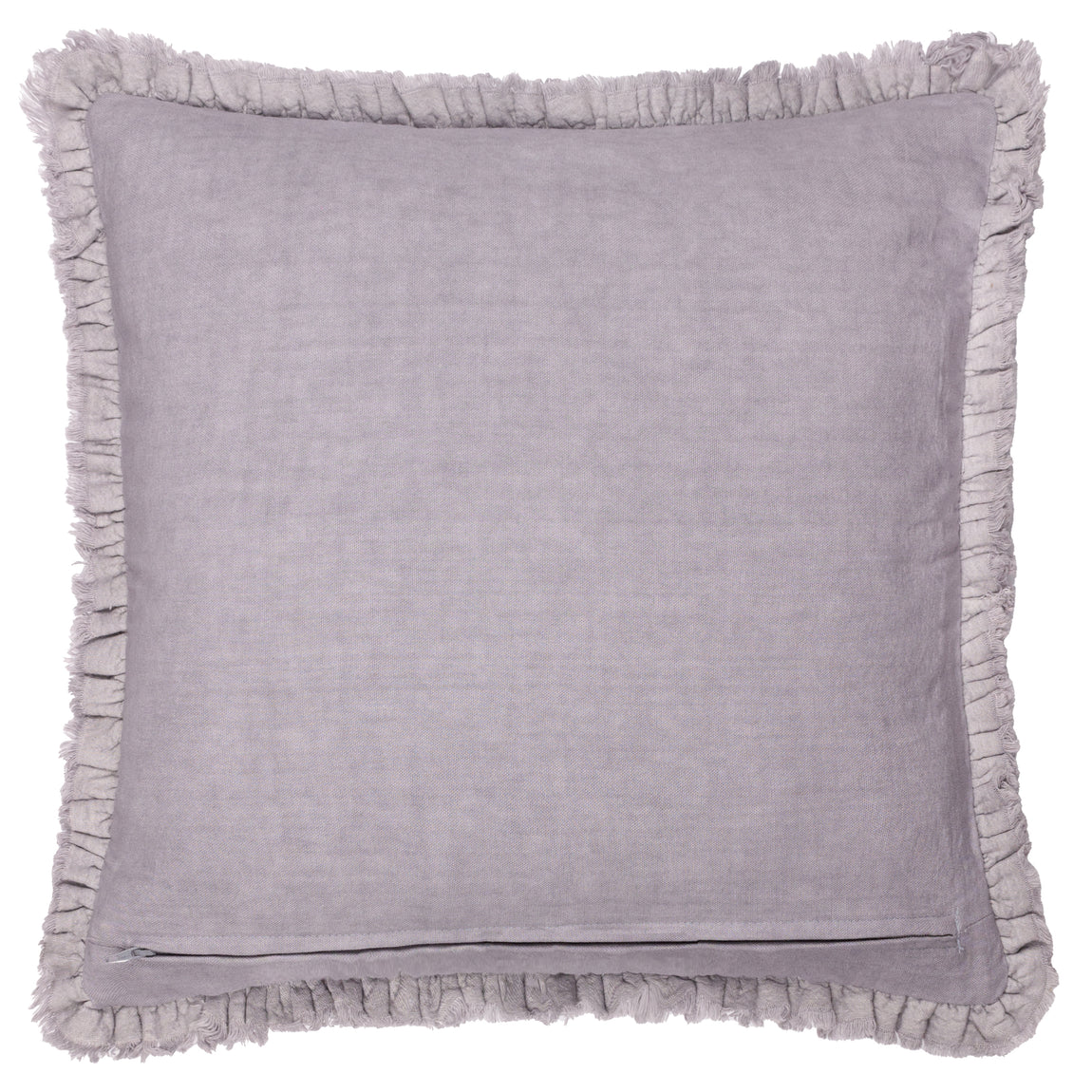 Yard Bertie Cotton Velvet 45cm x 45cm Filled Cushion Mauve
