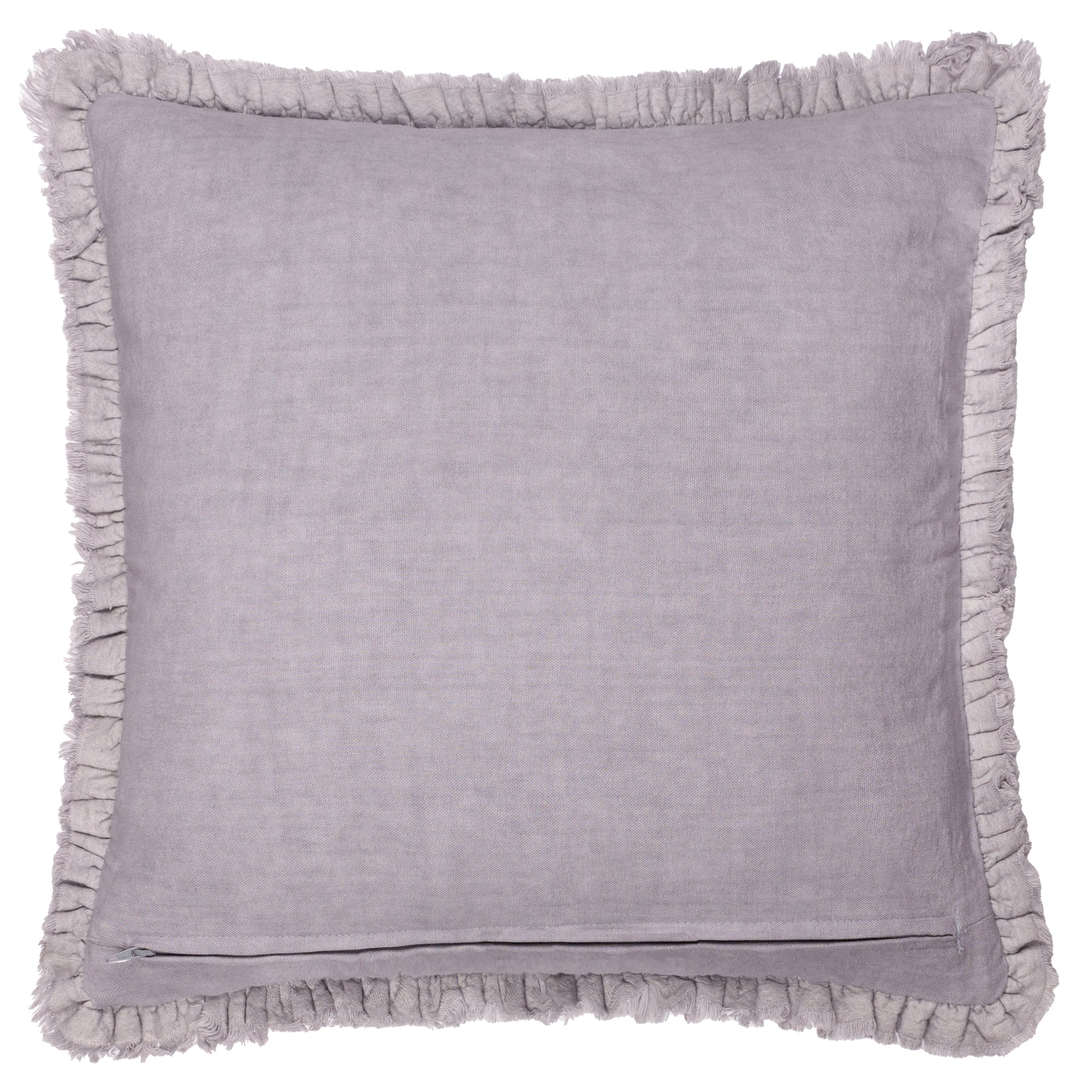 Yard Bertie Cotton Velvet 45cm x 45cm Filled Cushion Mauve