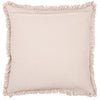 Yard Bertie Cotton Velvet Filled Cushion 45cm x 45cm Natural