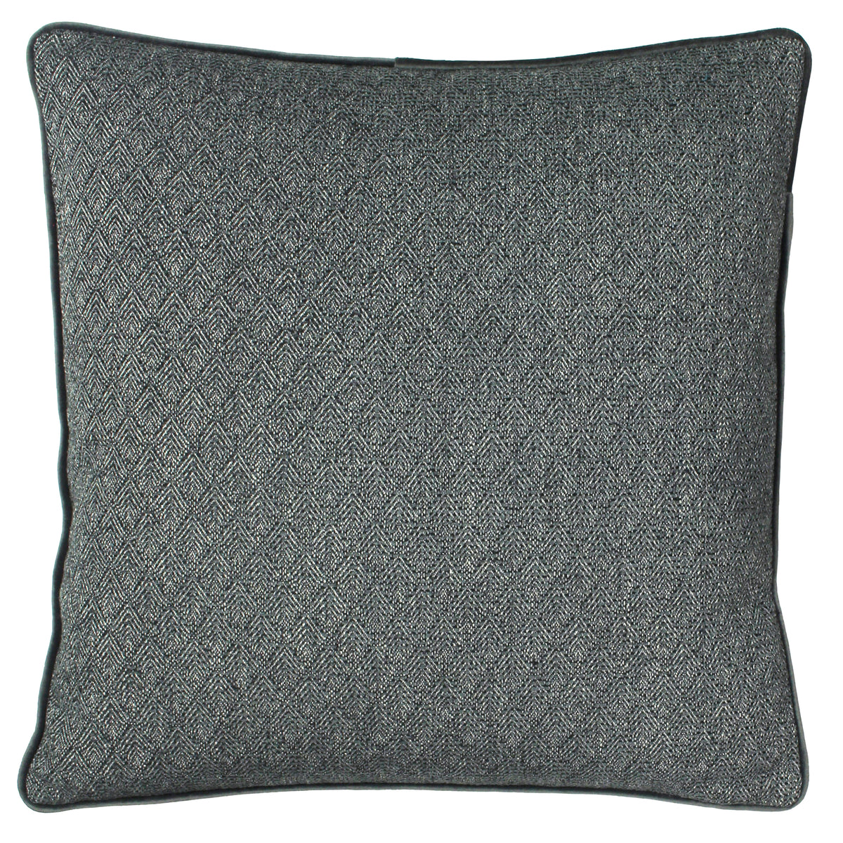 Paoletti Blenheim Geometric 45cm x 45cm Filled Cushion Grey
