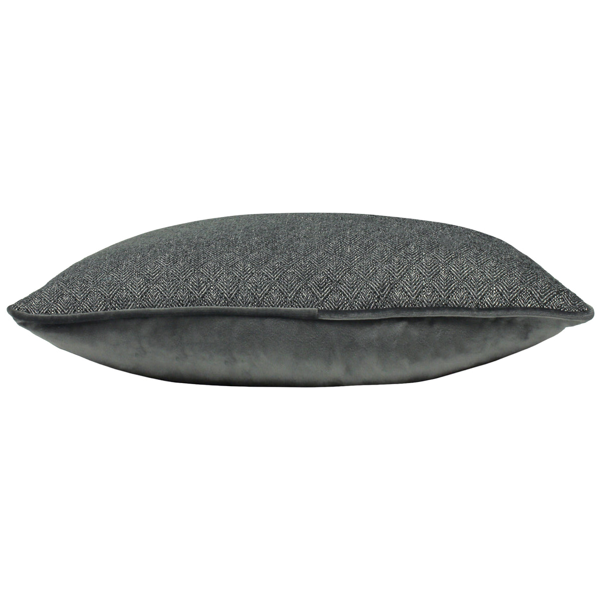 Paoletti Blenheim Geometric 45cm x 45cm Filled Cushion Grey
