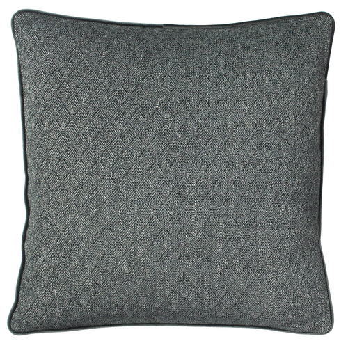 Paoletti Blenheim Geometric 45cm x 45cm Filled Cushion Grey