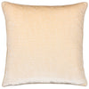 Paoletti Bloomsbury Cut Velvet Piped 50cm x 50cm Filled Cushion Ivory