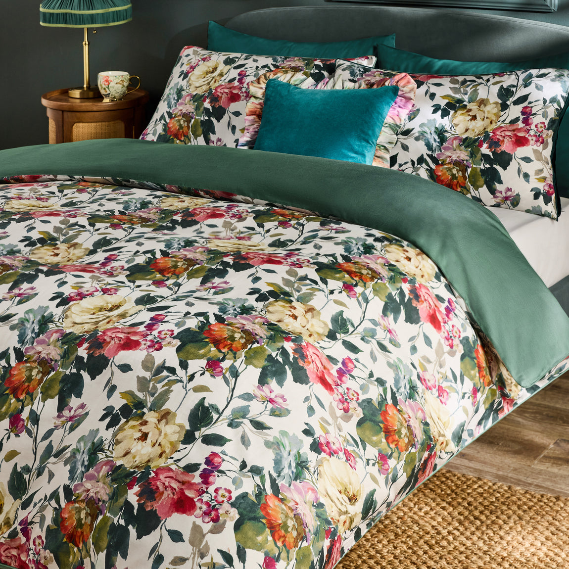 Clarke & Clarke Bloom Duvet Cover Bedding Set Spring