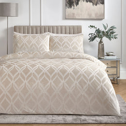 Soiree Belfort Velvet Duvet Cover Bedding Set Champagne