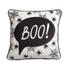 Boo Spooky Halloween Filled Cushion 43cm x 43cm Black