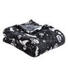 Boo Spooky Halloween 120cm x 150cm Throw Black