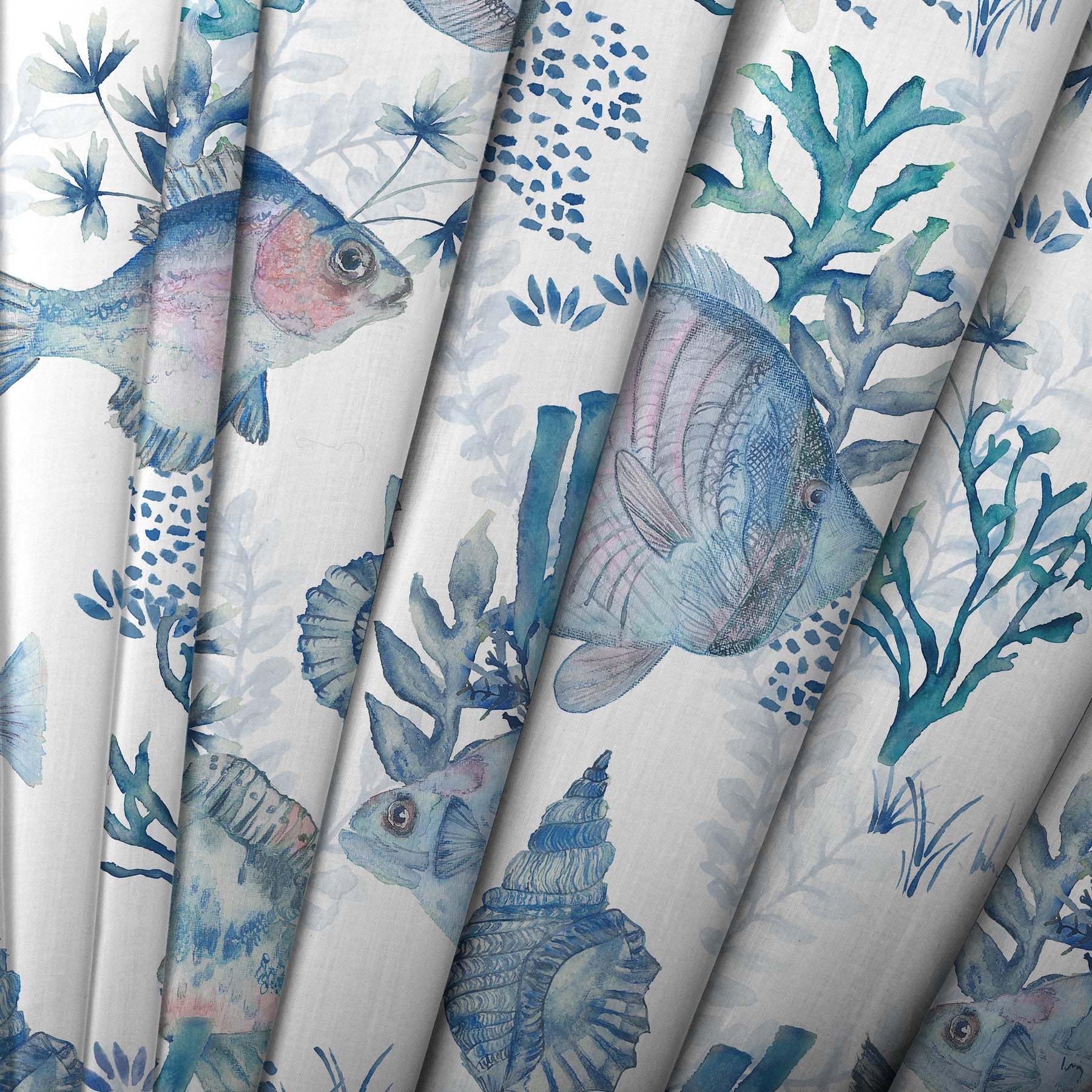 Voyage Maison Bollu Fabric Marine