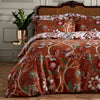 Paoletti Botanist Floral Duvet Cover Bedding Set Russet