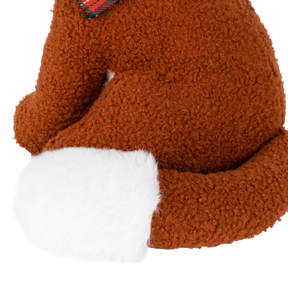 Boucle Fox Novelty Doorstop Rusty Orange
