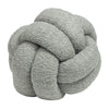 Furn. Boucle Knot Fleece 30cm x 30cm Filled Cushion Silver