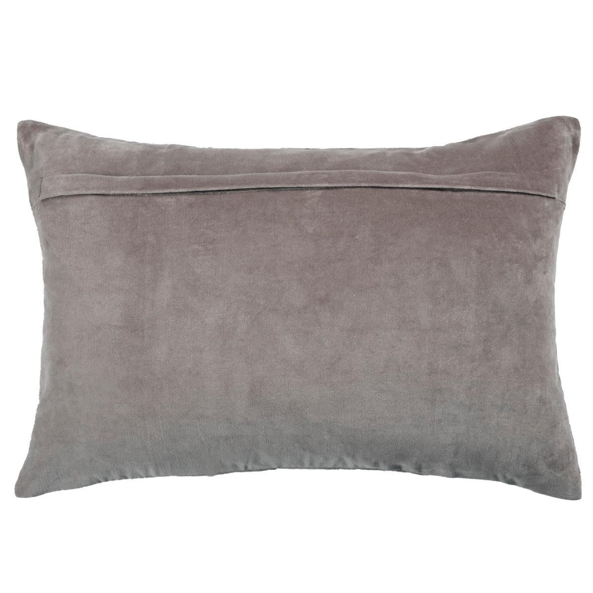 Voyage Maison Boulder Embroidered Velvet 40cm x 60cm Feather Filled Boudoir Lavender