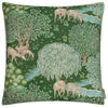 Morris & Co. The Brook Printed Outdoor 55cm x 55cm Filled Cushion Forest Green
