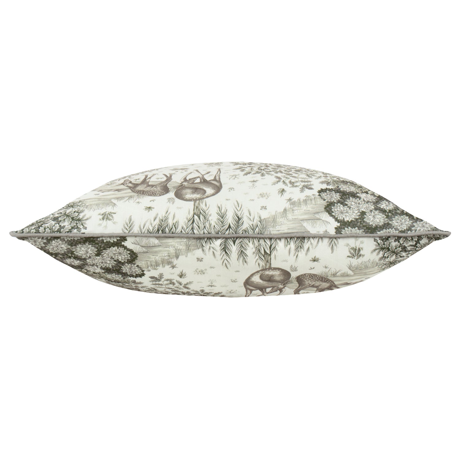 Morris & Co. The Brook Printed Outdoor 55cm x 55cm Filled Cushion Linen