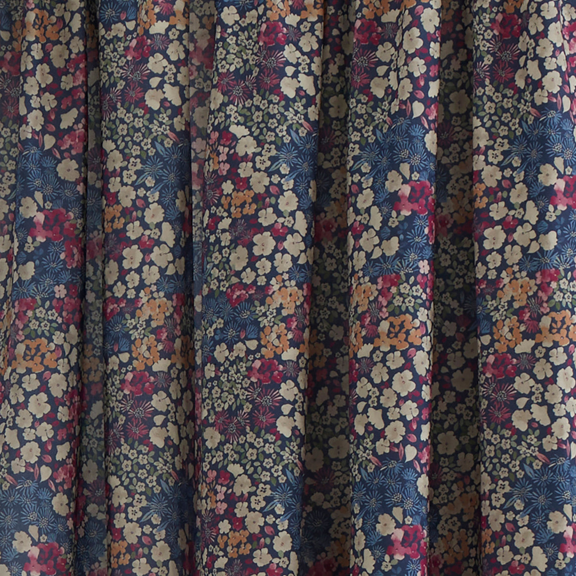 Dreams & Drapes Bessie Ready Made Pencil Pleat Curtains 66 x 72 Navy